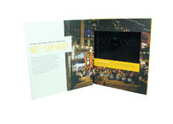 Tragbares Geschäfts-Videogruß-Karte, 210 x 210mm Größe LCD-Videobroschüren-Karte