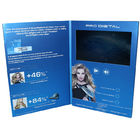 7 Zoll LCD-Video- Gruß-Karten-kundenspezifischer Mode-Entwurf mit Papier-Digital Bilderrahmen A5