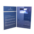 Gefalteter Papier-Schirm des festen Einbands der LCD-Broschüren-Karten-1200g der Musik-HD für Anzeige