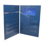 Gefalteter Papier-Schirm des festen Einbands der LCD-Broschüren-Karten-1200g der Musik-HD für Anzeige
