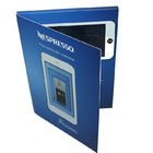 Magnetschalterstaffelungsdigitale Videobroschüre VIF freies Beispiel7 Zoll mit Papier A4/A5 für Geschäftseinladungen
