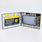 LCD kardieren Videobroschüren-Video plus Druck in der Buch-wieder aufladbaren Batterie 300-2000mA