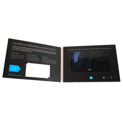 Broschüre Ereignis-Videoeinladungs-Karte LCD Digital plus den Druck des Gedächtnisses 128MB-8GB