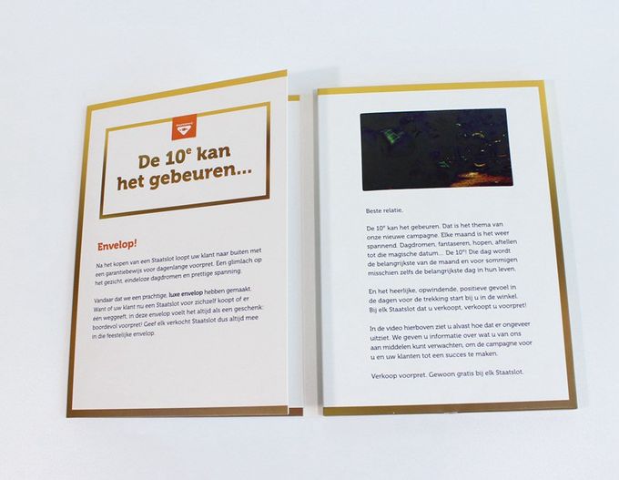 Videopak fertigte gebundene Ausgabe Videobroschüren-Video 7 Zoll-Digital Lcd in Ordner IPS-SCHIRM 1080P Video besonders an