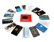 VIF-Qualität Lcd-Videobroschüren-Mann 7 Zoll IPS-Werbungs-Videopräsentations-Video-Katalog