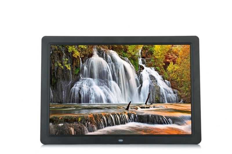 15,4“ broschüre USBs AVI des LCD-Bildschirm-1280x800 LCD Videoschwarzfarbwerbungsspieler