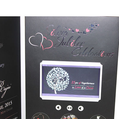 VIF Free Sample Limited knöpft lcd-Videowerbung volle Farben Funktion lcd-Videovisitenkarten digitale