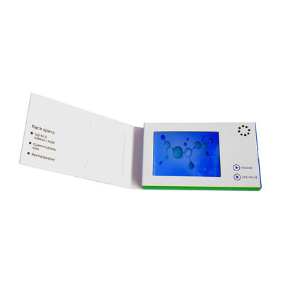 Gedächtnis USB-Port LCD-Videovisitenkarte-128MB-8GB CMYK/Mattlaminierungs-Drucken