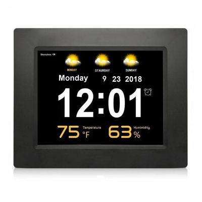 Digitaluhr 256MB mit Datum und Temperatur mit 8